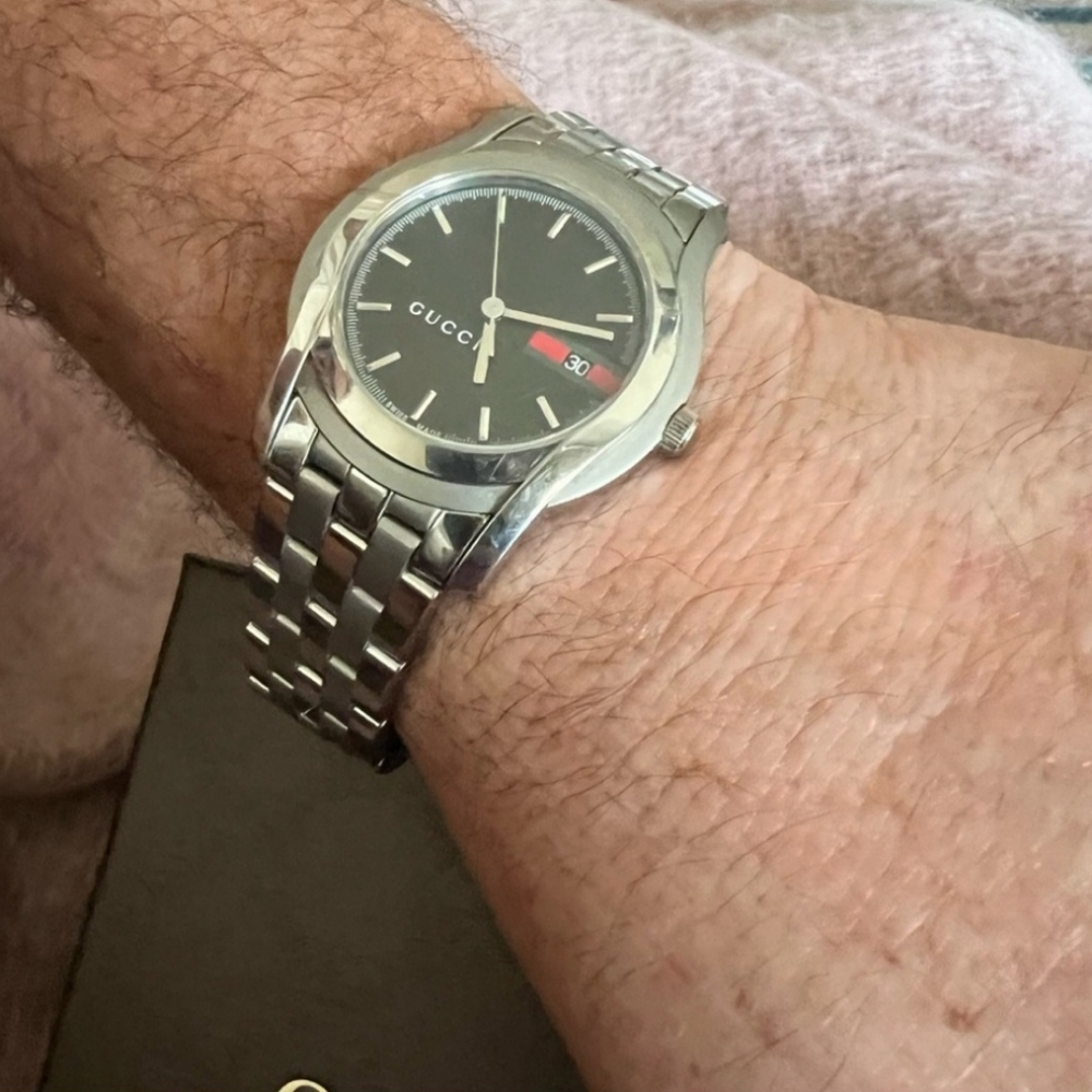 Gucci 5500 XL YA0555202 Men’s Watch - Picture 1 of 6